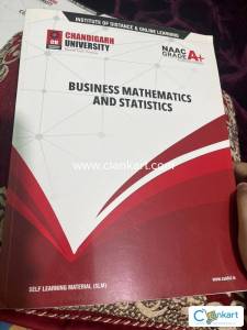 Chandigarh university business mathematics and statistics sem 1
