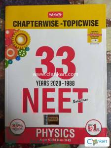 Chapterwise Topicwise 33 Years NEET Biology, Physics, Chemistry