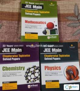 Chapterwise Topicwise Solved papers JEE Main , mathematics, chemistrph