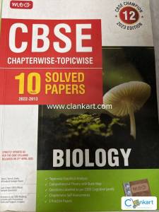 Chapterwise - Topicwise 10 year solved papers for biology