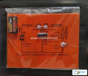 Charging and discharging of capacitor (working model)