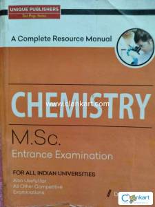 Chemistry M.Sc entrance exam for all universities