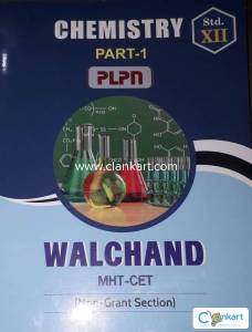Chemistry PLPN for Class 12th mht-CET
