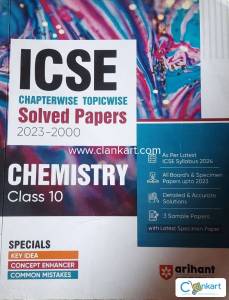 Chemistry Previous year class 10 icse