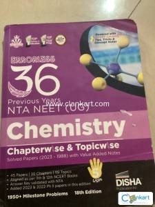 Chemistry errorless 36 years previous years NEET NTA book