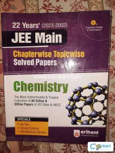 Chemistry preparation PYQs book for JEE