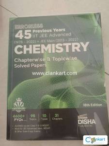 Chemistry previous year solved question paper book