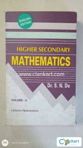 Chhaya Prakashani Higher Secondary Mathematics by SN De