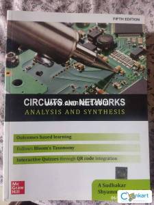 Circuits and network analysis by A sudhakar