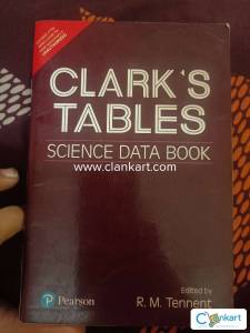 Clark's tables, science data book..not too much used..