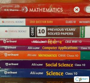 Class 10 CBSE Complete Set  All in One (All Subj) + PYQ + RD Sharma