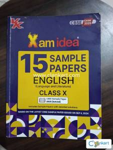 Class 10 CBSE English Sample Papers Book (Xam Idea)  Like new
