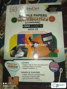 Class 10 Educart Mathematics sample paper 2022-2023 very good conditio