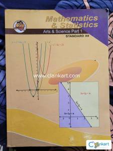 Class 10 HSC Mathematics and Statistics (Arts and Science) Part 1