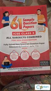 Class 10 ICSE OSWAL 61 YEARS SAMPLE PAPER QUESTIONS