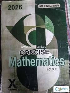 Class 10 ICSE Selina Publications Concise Mathematics Book