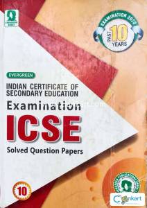 Class 10 ICSE solved question papers (past 10 years)