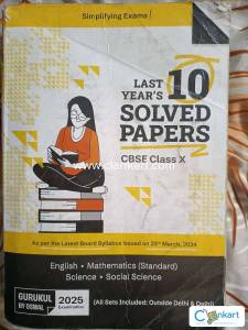 Class 10 OSWAL 10yrs Solved papers