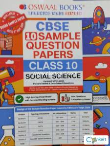 Class 10 Social Science 10 Sample Papers  CBSE  Oswaal