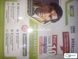 Class 10  past ten years maths board paper plus 45 question paper