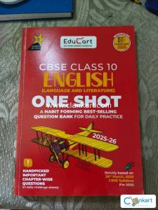 Class 10 cbse English one shot by educart no use book