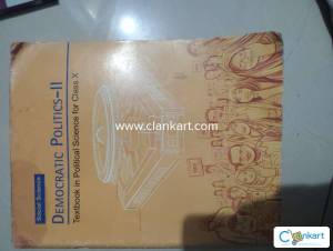 Class 10 democratic politics-II textbook in political science for clas