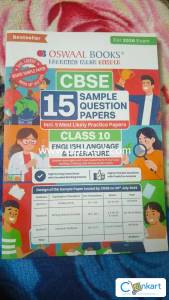 Class 10 oswaal English sample paper book