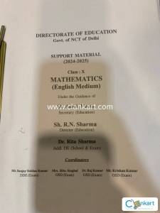 Class 10 support material maths (standard) 2024-2025