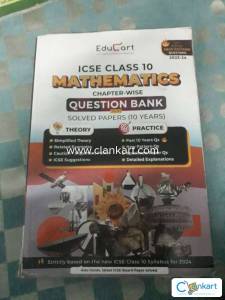 Class 10th ICSE Maths "Question Bank" by Educart