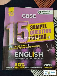 Class 10th cbse English 15 sample question papers by PW