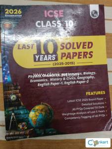 Class 10th icse last 10 years pyas of all subjects
