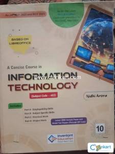 Class 10th ncert information technology neww looking book