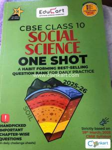 Class 10th refrence book :- Edu cart CBSE class 10th social science