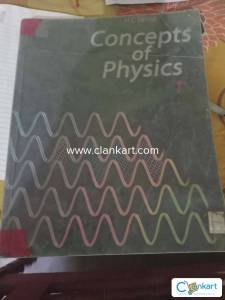 Class 11th Concepts of Physics by H C Verma