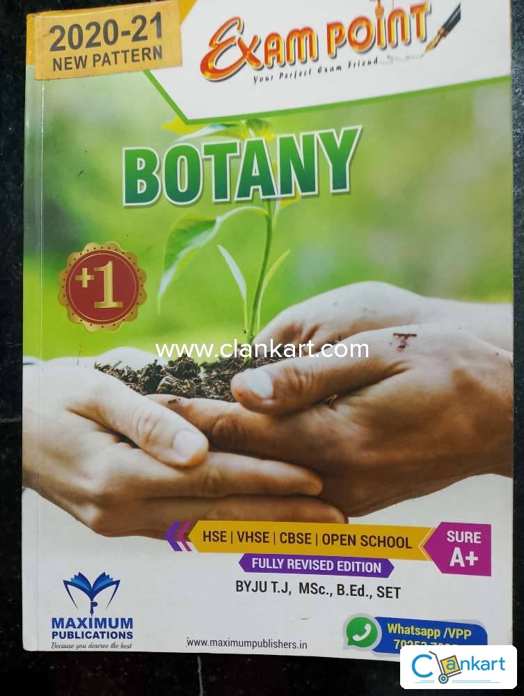 Buy your exam point for class 11 botany book in excellent condition