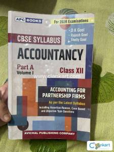 Class 12 CBSE DK GOEL 2026 PART A VOLUME 1 ACCOUNTANCY