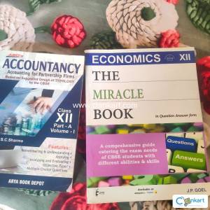 Class 12 CBSE Economics & Accountancy Books Combo