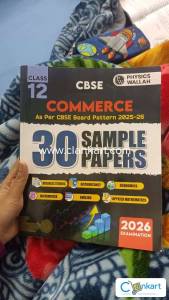 Class -12 CBsce commerce pw 30 sample paper combined subject book