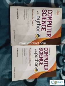Class 12 Computer Science with Python Books (Textbook + Practical)  L