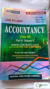 Class 12 DK goel accountancy books
