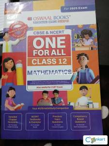 Class 12 Mathematics Oswaal one for all (not available everywhere)