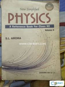Class 12 Physics VOL I and II By SL ARORA