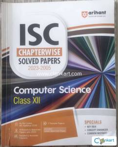 Class 12  ISC chapter wise pyq computer science arihant.