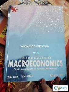 Class 12 economic (macro) book