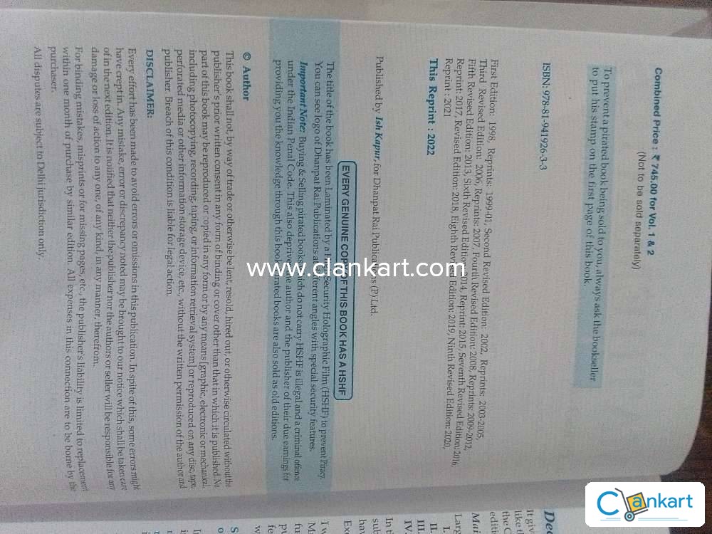 Class 11 maths RD sharma part 1,conditon is good without any pen marks