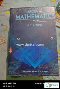 Class 12 rd sharma maths (vol 1& 2 +MCQ)