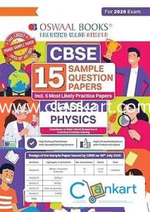 Class 12th CBSE Oswaal PHYSICS Sample papers