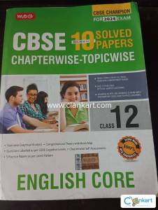 Class 12th English book of solved papers