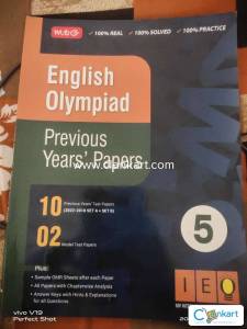 Class 5 English Olympiad previous year papers 2018 - 2022