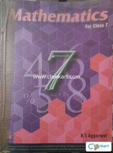 Class 7 Maths book R S AGGARWAL